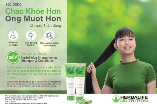 Herbalife Vietnam ra mắt 2 sản phẩm chăm sóc tóc mới