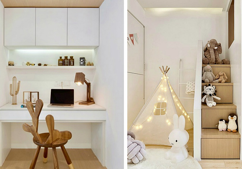 Căn hộ màu trắng chỉ vỏn vẹn 20m² vẫn đủ cho gia đình 6 người nhờ cách bố trí nội thất siêu linh hoạt-10