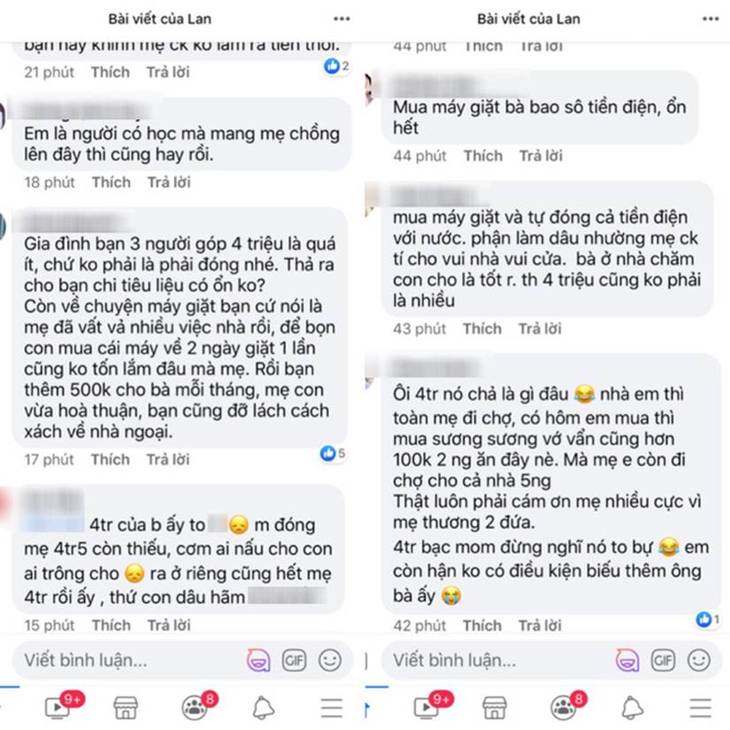 Kiếm ra tiền nhưng vẫn bị mẹ chồng bắt giặt quần áo, nàng dâu kể khổ trên mạng liền bị trách vì 1 chi tiết-3