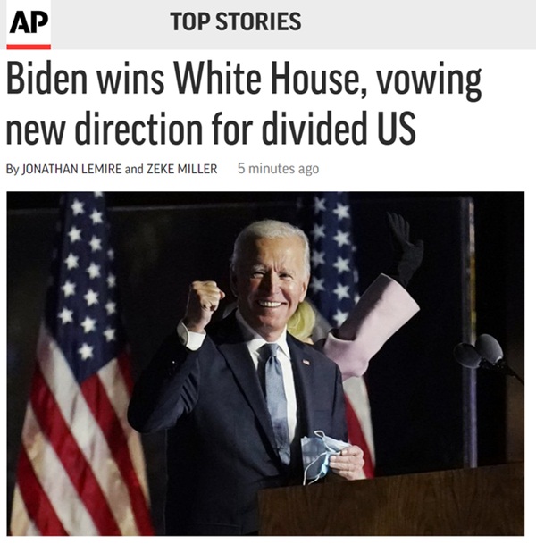 NÓNG: CNN và truyền thông quốc tế công bố ông Joe Biden đắc cử, trở thành Tổng thống thứ 46 của Hoa Kỳ-2