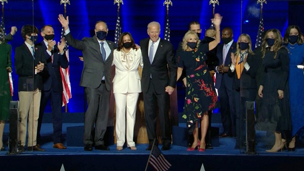 Ông Joe Biden tuyên bố chiến thắng, có bài phát biểu sâu sắc không quên cảm ơn người vợ tào khang-6