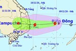 Dự báo thời tiết 10/11: Bão vào đất liền, Nam Trung Bộ mưa tầm tã-2