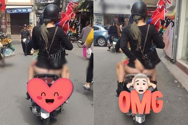 Đi chợ hoa Tết, cô gái bị chỉ trích vì mặc bộ đồ khoe vòng 1 siêu phản cảm-4