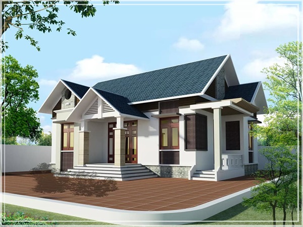 Những mẫu nhà cấp 4 đẹp, phong cách kiến trúc đa dạng ai ngắm cũng mê-11