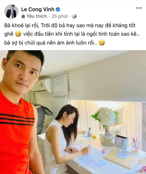 Công Vinh tiết lộ Thủy Tiên vừa khỏe đã ngồi làm sao kê ngay vì bị chửi nên ám ảnh-1