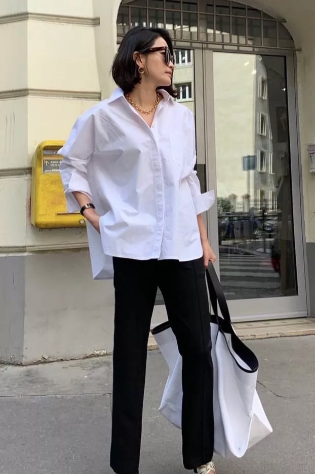 4 kiểu áo mix đẹp cùng quần ống suông, diện lên vừa hack dáng lại vừa sang xịn-3