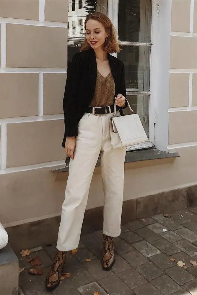 4 kiểu áo mix đẹp cùng quần ống suông, diện lên vừa hack dáng lại vừa sang xịn-13