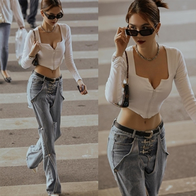 Trông thế mà Ngọc Trinh đã kịp theo tới 8 trend thịnh hành, để chấm điểm thì cũng nhiều điểm cao ra phết!-16