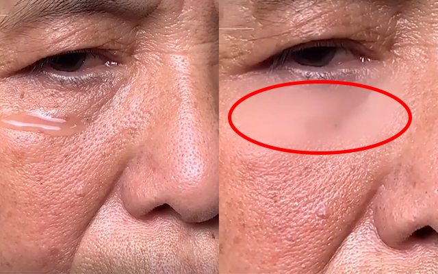 Thần dược xóa nhăn được quảng cáo rầm rộ trên Tiktok giúp da căng mịn trong vài giây, nhưng 1 chi tiết giả trân khiến dân mạng phì cười-1