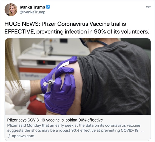 Nữ thần Ivanka Trump bất ngờ lên tiếng sau nhiều ngày giữ im lặng về thất bại của cha mình nhưng nội dung trái ngược mọi dự đoán-2