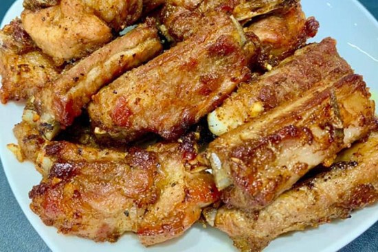 Mách cách làm sườn nướng ngũ vị siêu ngon bằng nồi chiên không dầu