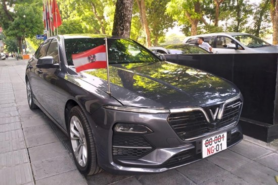 Đại sứ quán Áo chọn VinFast Lux A2.0 làm xe công vụ