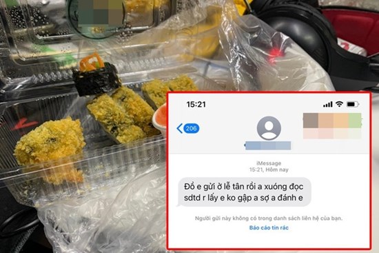 Order đồ ăn bị muộn lại gặp ngay anh shipper đầu gấu, khách nam sợ rúm ró phải nhờ người xuống nhận hàng nhưng cuối cùng lại phát hiện sự thật ngã ngửa