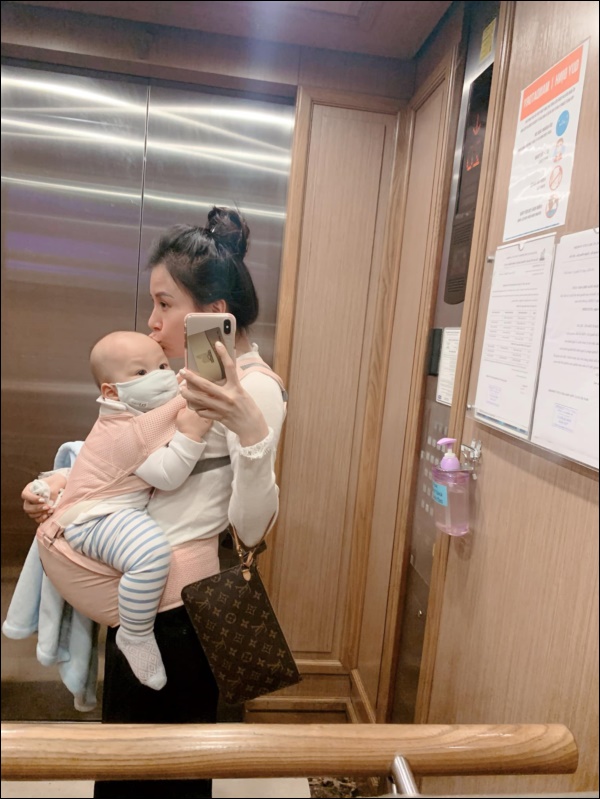 Lần đầu làm mẹ, bà xã MC Thành Trung thấm cảnh con ốm, sụt hẳn cân vì lo lắng-1