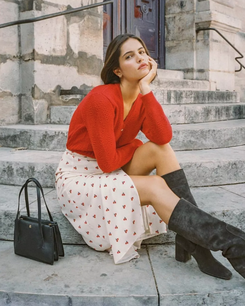 6 cách mix áo len và váy được hội sành mặc chăm áp dụng nhất mùa lạnh-4