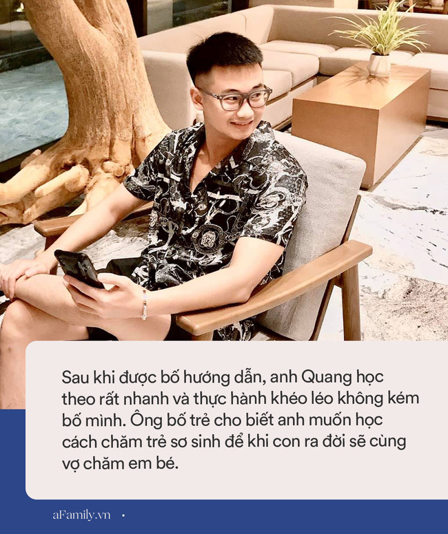 Clip ông nội lấy mèo để minh họa cách tắm trẻ sơ sinh: Không chỉ khéo mà quan điểm chăm cháu của ông còn khiến người con dâu nào cũng ao ước-3