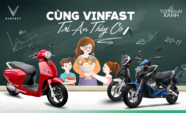 VinFast tặng quà tri ân thầy cô dịp 20/11-1