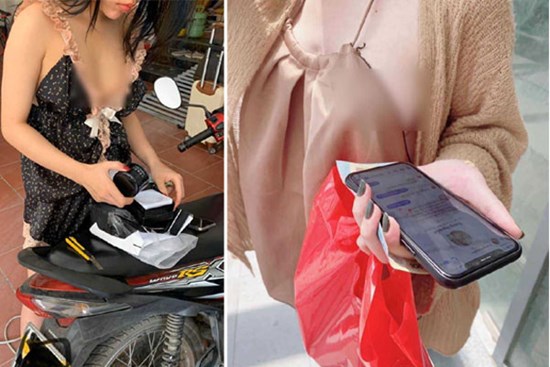 Shipper 'đỏ mặt tía tai' đối diện khách nữ mặc đồ hớ hênh ra nhận hàng 'săn sale'