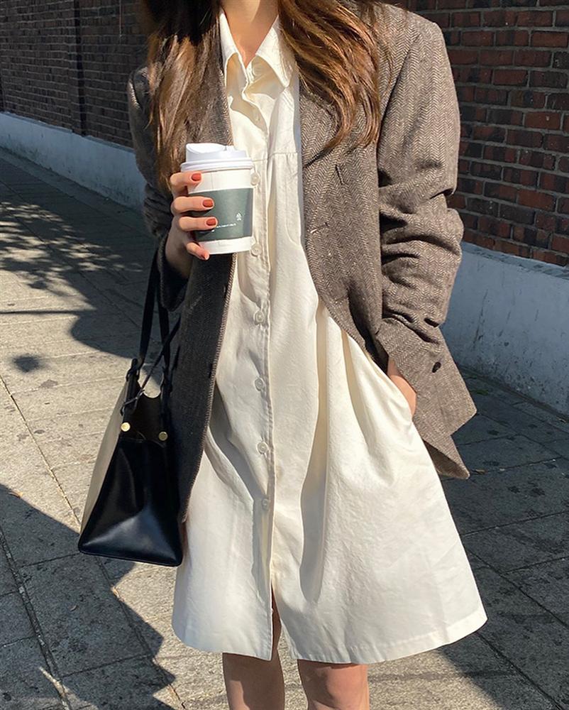 Gái Hàn mặc blazer trông sang chảnh chứ không hề già, các nàng học ngay 10 công thức để có set đồ trendy không cần hỏi-6