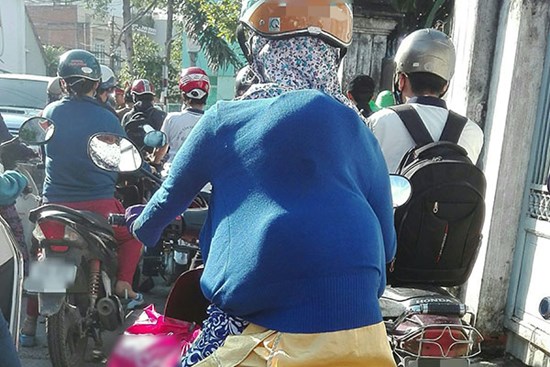 Bức ảnh che nắng cho con siêu sáng tạo của 