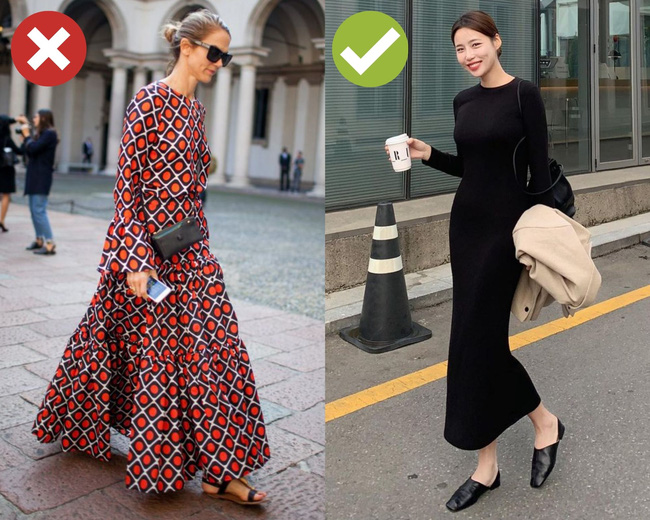 4 sai lầm khi diện váy dài khiến chị em bị dìm dáng thảm hại, mét 7 cũng thành mét rưỡi như chơi-4