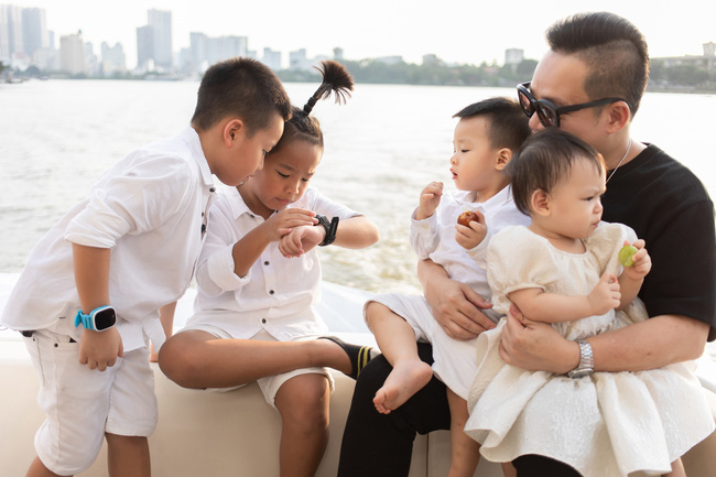 Đỗ Mạnh Cường chơi lớn, mừng sinh nhật của con trai trên du thuyền-1