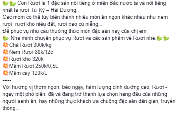 Mùa rươi đến, mới đầu vụ mà dân buôn đã bán tấp nập với giá nửa triệu đồng/kg-5