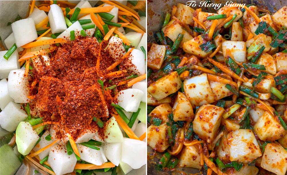 Ngày đông đổi vị với món kim chi củ cải giòn tan hấp dẫn, bữa cơm gia đình càng thêm ngon miệng và đầm ấm-6