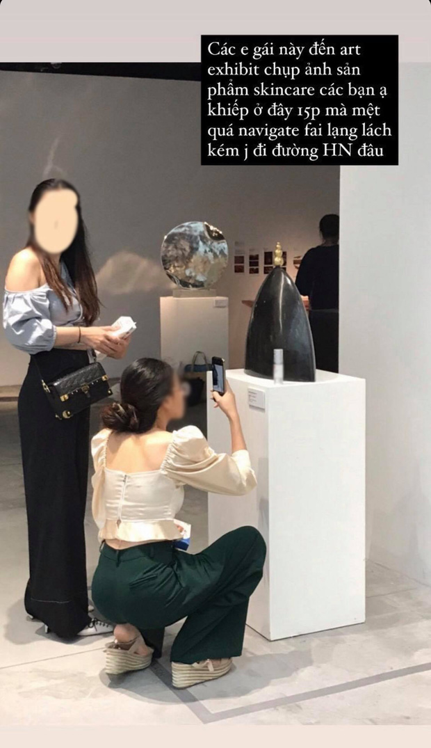 Dân mạng tức giận tột độ trước cảnh hai cô gái đi triển lãm nghệ thuật để chụp ảnh quảng cáo mỹ phẩm-9