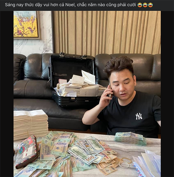 Hậu đám cưới bạc tỷ, Xemesis khoe cả bàn chất đầy tiền mừng, em họ tiết lộ còn 1 mâm vàng chưa thấy lên cân-1