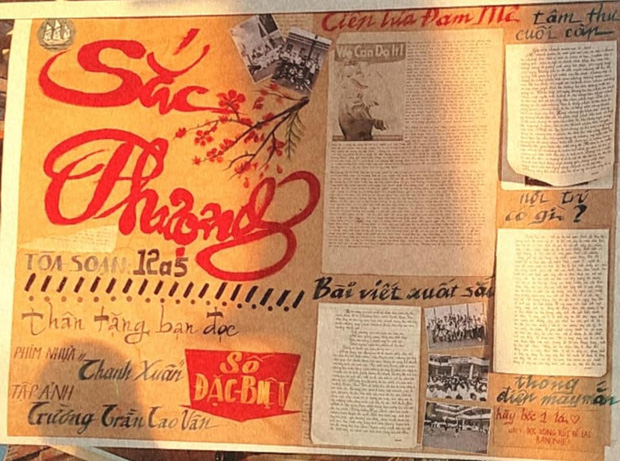 Học trò cấp 3 giờ siêu quá: Báo tường xịn sò như họa sĩ vẽ, càng nhìn càng thích mê-3