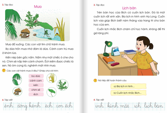 Công bố tài liệu chỉnh sửa các từ ngữ, bài tập đọc có nội dung không phù hợp trong sách giáo khoa Tiếng Việt 1 bộ Cánh Diều-3