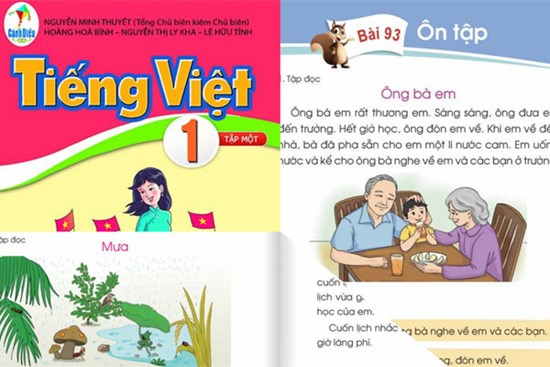 Công bố tài liệu chỉnh sửa các từ ngữ, bài tập đọc có nội dung không phù hợp trong sách giáo khoa Tiếng Việt 1 bộ Cánh Diều