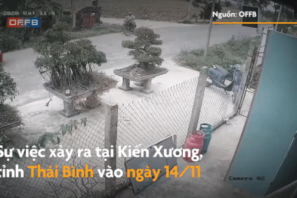 Ôtô hất bay người đàn ông sau vụ tai nạn