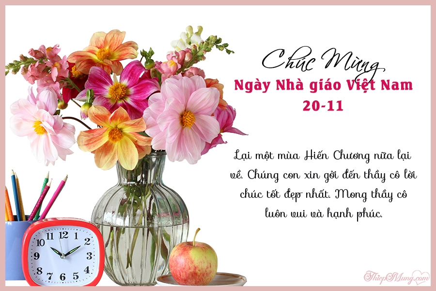 Những lời chúc chân thành và ý nghĩa nhất tri ân thầy cô ngày Nhà giáo Việt Nam 20/11-2