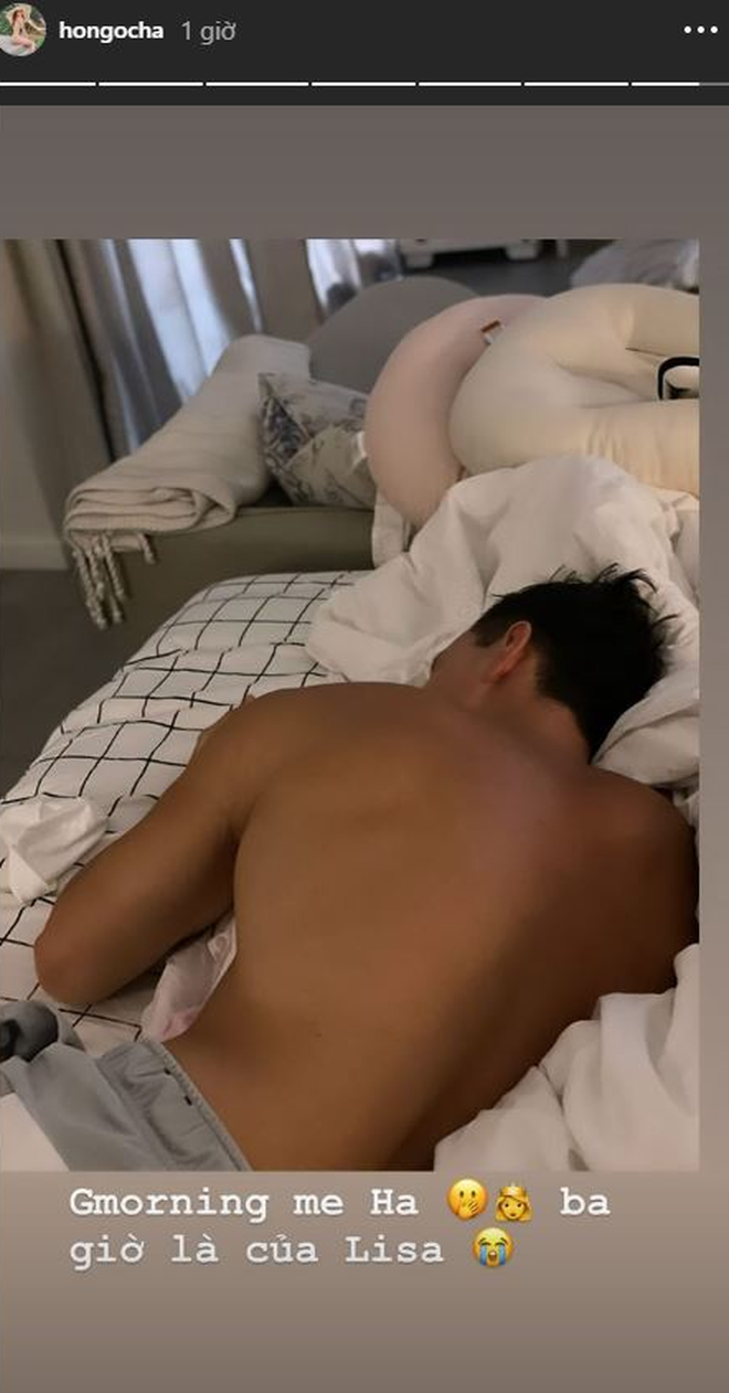 Kim Lý quả là bố bỉm sữa biết tranh thủ: Đăng ảnh chăm con nhưng phải khoe body vạm vỡ mới chịu!-3