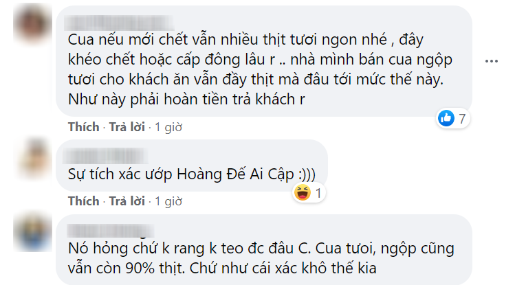 Cắn răng chi 3,5 triệu mua cua hoàng đế, tới khi nhận mẹ trẻ tá hỏa vì cua teo tóp, thịt dính hết vào vỏ, dân mạng khuyên: Đòi tiền ngay!-7
