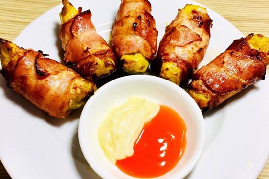 Đổi vị bữa tối với thịt ba rọi cuộn dứa thơm lạ