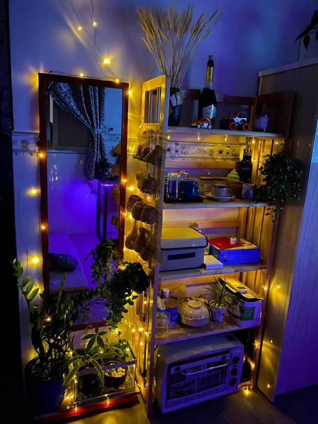 Đầu tư 35 triệu decor nhà trọ siêu xinh, cô gái ấm ức dọn đi vì bị chủ nhà đòi lại phòng không lý do-4