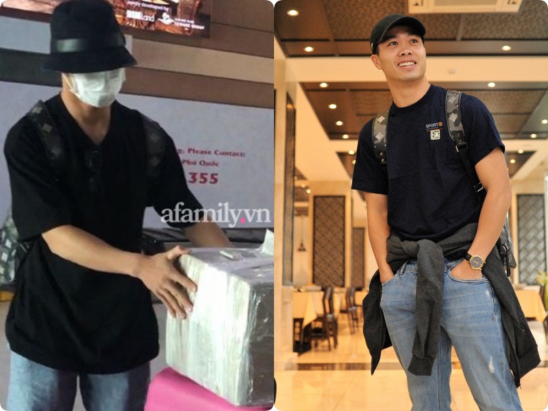 Cặp đôi Công Phượng - Viên Minh giản dị xuất hiện ở sân bay, thể hiện tình cảm cực tinh tế bằng 1 món hàng hiệu-6