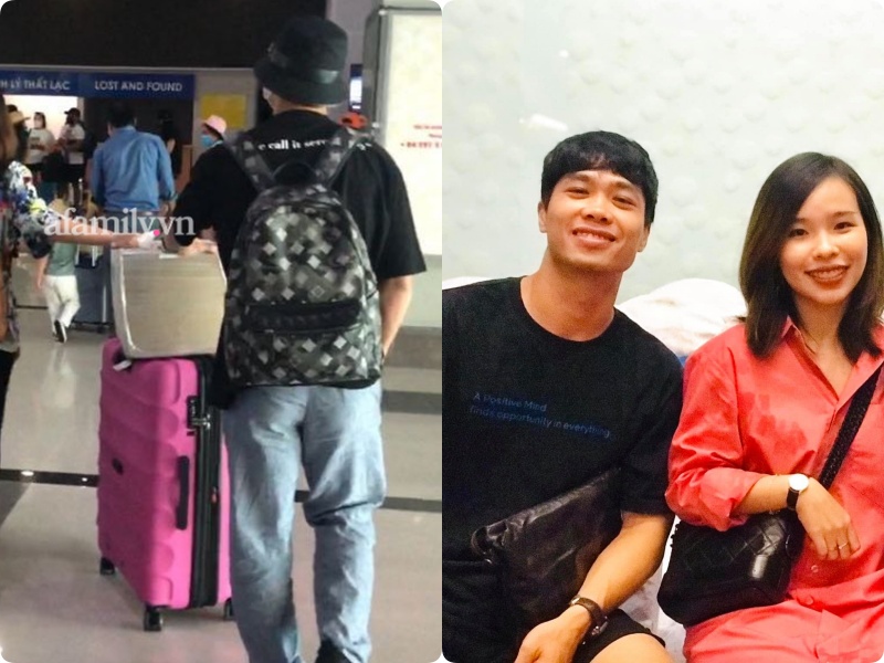 Cặp đôi Công Phượng - Viên Minh giản dị xuất hiện ở sân bay, thể hiện tình cảm cực tinh tế bằng 1 món hàng hiệu-8