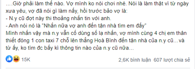 Phát hiện chồng và người yêu cũ lén lút nhắn tin qua lại, vợ có màn xử lý vừa gắt vừa dứt khoát thu hút đến 15 nghìn like-1