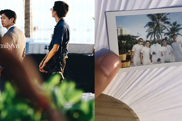 Công Phượng thiết đãi khách mời tiệc buffet sau lễ cưới trên biển-9