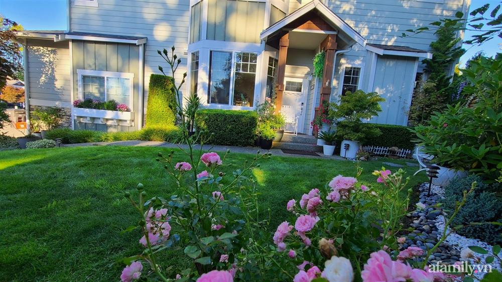 Khu vườn đẹp trọn bốn mùa với từng góc nhỏ tĩnh lặng như mây của mẹ Việt lấy chồng Mỹ-1