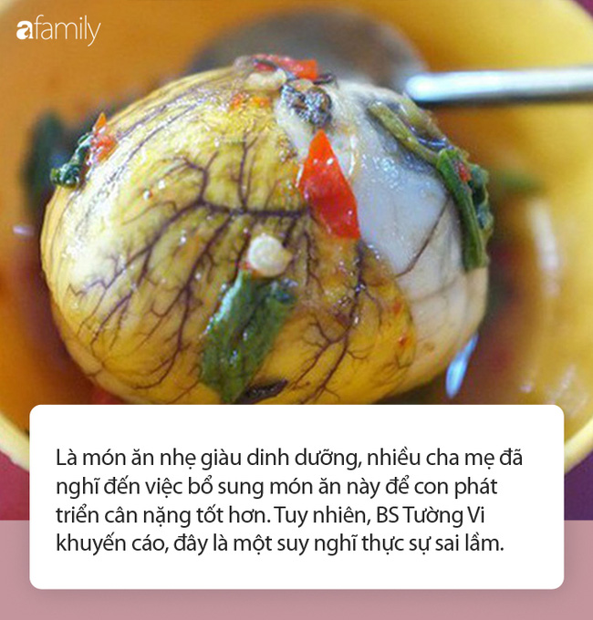 Trẻ dưới 5 tuổi ăn trứng vịt lộn cứ tưởng bổ béo: Chuyên gia cảnh báo không nên!-2