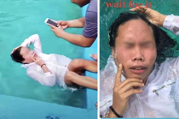 Bức xúc gái xinh rung cây để bạn tạo dáng hoa anh đào đang rơi, còn đăng clip lên mạng cười toe toét-7