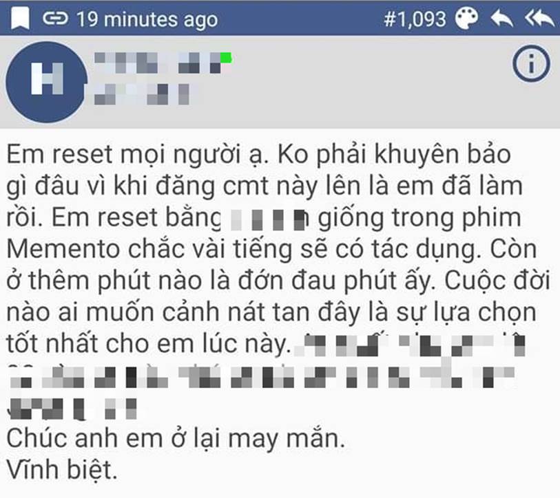 Nam thanh niên đăng tải tâm sự về 3 năm chiến đấu với bệnh ung thư và quyết định tự tìm đến cái chết để chấm dứt mọi nỗi đau khiến cộng đồng mạng thương xót-2