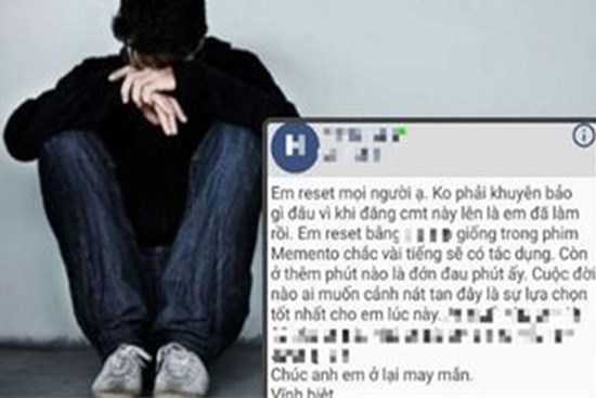 Nam thanh niên đăng tải tâm sự về 3 năm chiến đấu với bệnh ung thư và quyết định tự tìm đến cái chết để chấm dứt mọi nỗi đau khiến cộng đồng mạng thương xót