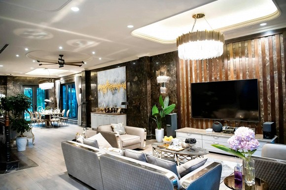 Lã Thanh Huyền hé lộ mọi ngóc ngách trong biệt thự 450m2, sang trọng không khác gì khách sạn 5 sao-5