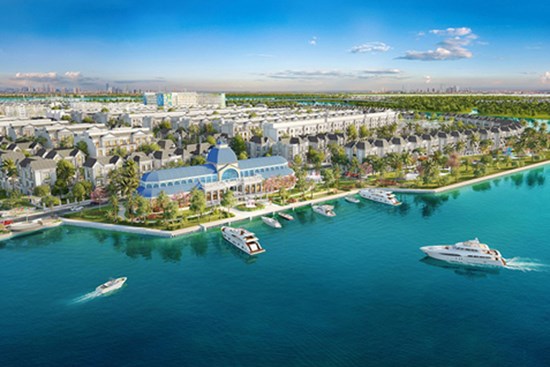 Bến thuyền Manhattan Glory - tiện ích thượng lưu ở Vinhomes Grand Park